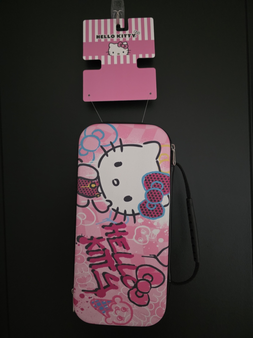 NWT Hello Kitty Pink Carrying Case for Game Console & Accessories